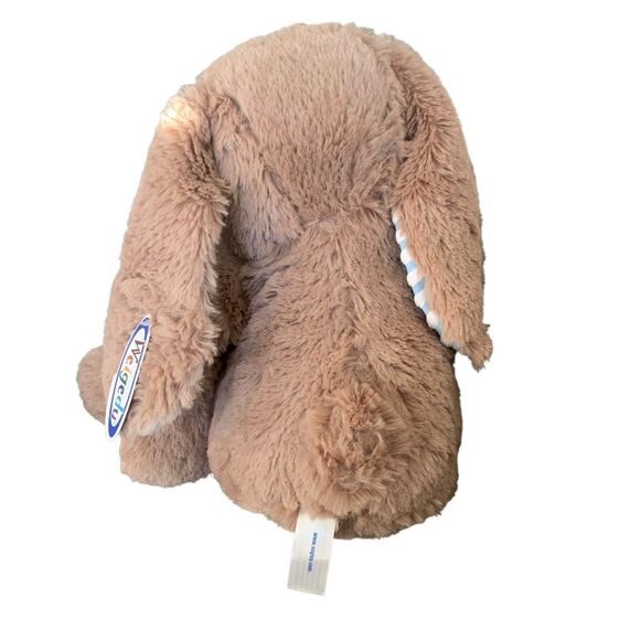 Weigedu Rabbit Bunny Stuffed Animal Plush Toys Kids Adults Soft Tan Blue 17" New - Picture 5 of 15